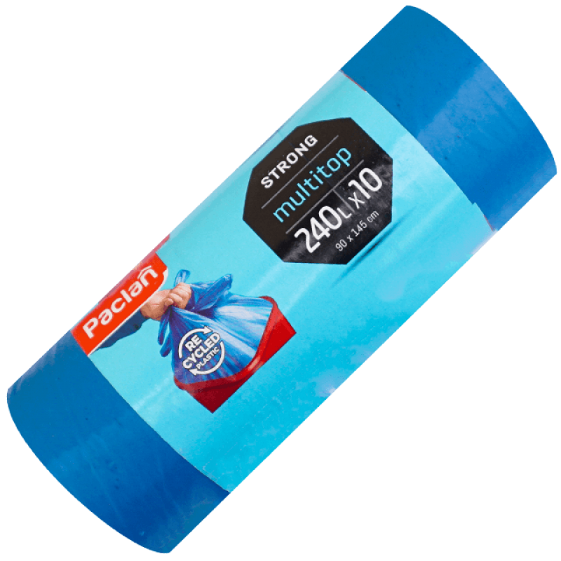 Saci de gunoi 240 l Multitop Blue 10 buc Paclan